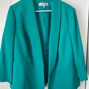 Kasper Women's Vibrant Teal Suit Jacket